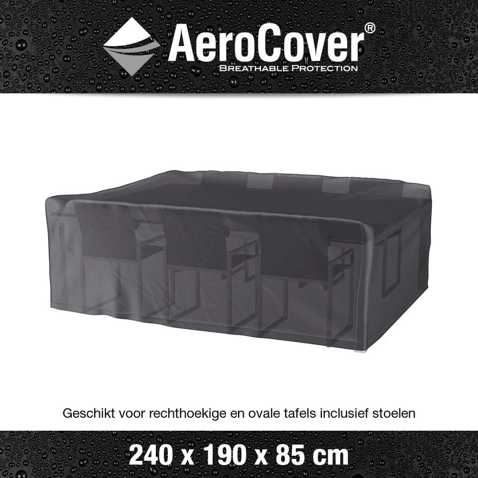 Aerocover Tuinsethoes - 240x190x85 Cm 2 Aerocover Tuinsethoes - 240x190x85 Cm - Afbeelding 2