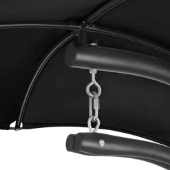 Tectake - Hangstoel Ligbed Maja - Zwart -Aerocover Verkoop 2024 1000086431 0103