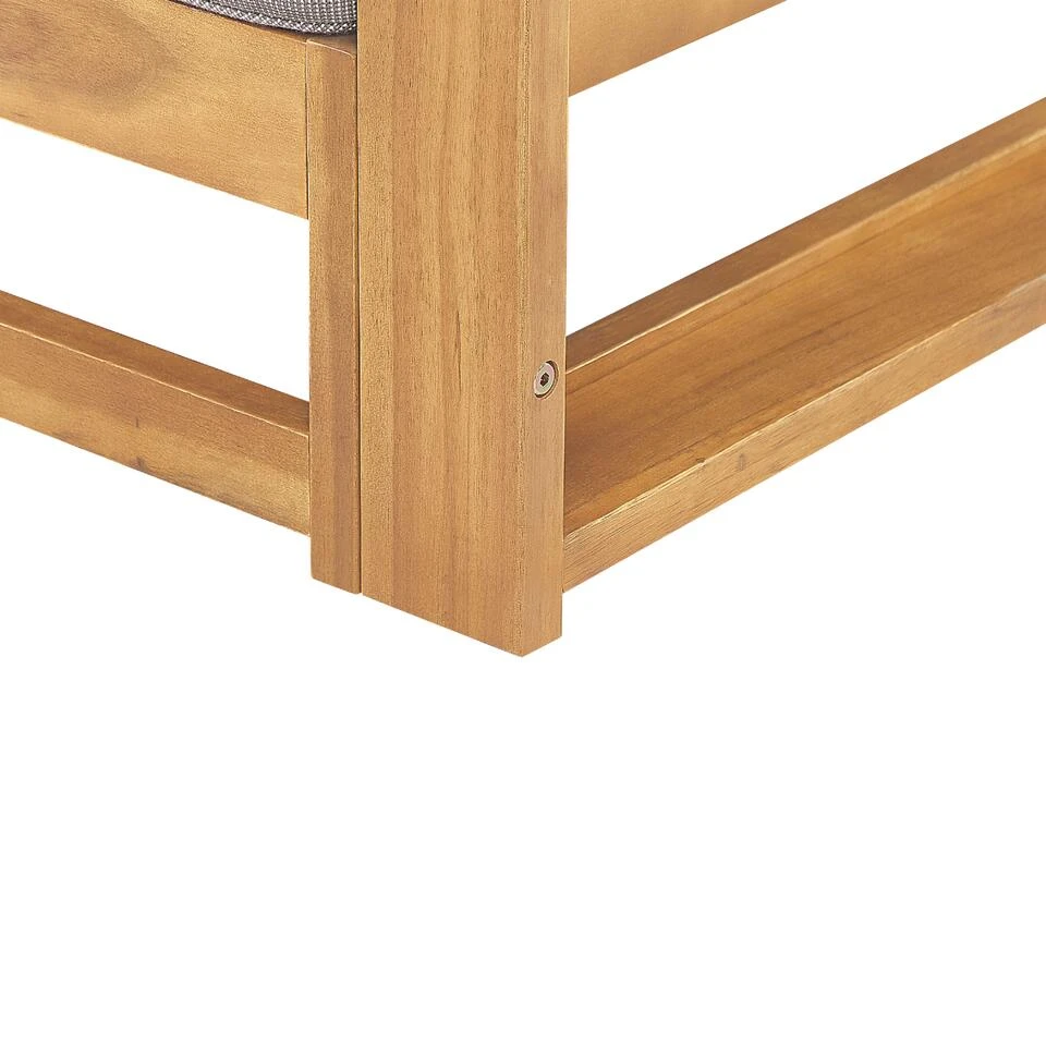 Beliani Tuinsofa TRANI - Lichte Houtkleur Acaciahout 2 Beliani Tuinsofa TRANI - Lichte Houtkleur Acaciahout - Afbeelding 2