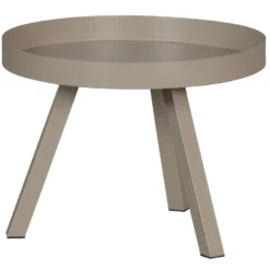WOOOD Bijzettafel Buiten Sunny - Metaal - Mist - 45x60x60