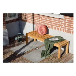 Exotan 3-Zits Tuinbankje Comfort - Teak - Naturel - 44x150x45 -Aerocover Verkoop 2024 1000088949 0102