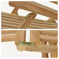 Happy Garden Zonnebedden LOMBOK - Bruin - Hout -Aerocover Verkoop 2024 1000094844 0103