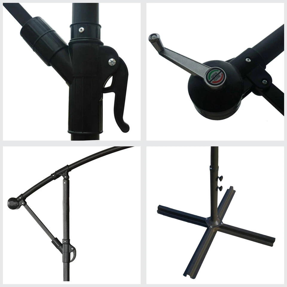 Happy Garden Schaduwzeilen OAHU - Bruin - Staal 3 Happy Garden Schaduwzeilen OAHU - Bruin - Staal - Afbeelding 3