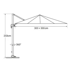 Happy Garden Schaduwzeilen MOLOKAI - Zwart - Aluminium -Aerocover Verkoop 2024 1000094909 0104