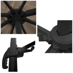 Happy Garden Schaduwzeilen MOLOKAI - Bruin - Aluminium -Aerocover Verkoop 2024 1000094918 0103