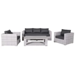 Garden Impressions Tennesee Loungeset 4-delig - Grijs