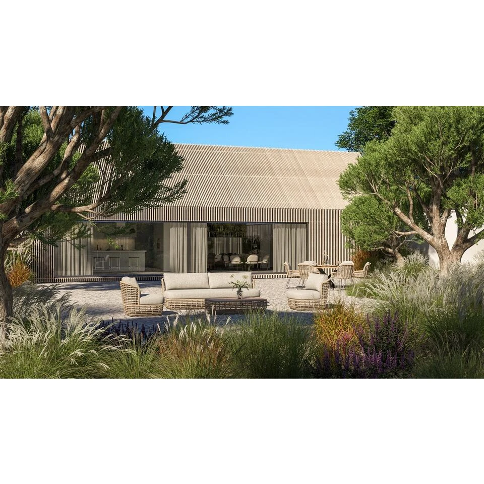 4SO Lugano Loungebank - Pure 4 4SO Lugano Loungebank - Pure - Afbeelding 4