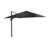 Garden Impressions Zweefparasol Hawaii Deluxe 300x300 D. Grijs-zwart