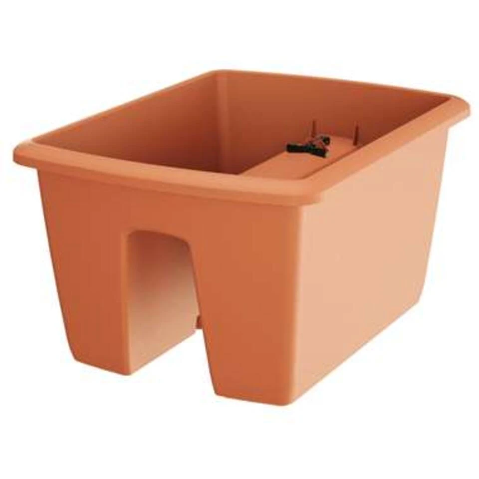 Prosperplast Prosperplats Balkon Plantenbak - Terracotta - Kunststof - 40 Cm 1 Prosperplast Prosperplats Balkon Plantenbak - Terracotta - Kunststof - 40 Cm