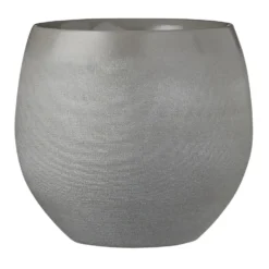 Mica Decorations Bloempot - Grijs - Keramiek - 23 X 20 Cm