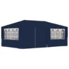 VidaXL Partytent Met Zijwanden Professioneel 90 G/m² 4x6 M Blauw
