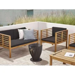 Beliani Vuurkorf Voor Hout KEDIRI - Zwart Staal 6 Beliani Vuurkorf Voor Hout KEDIRI - Zwart Staal -Aerocover Verkoop 2024 1657740093 0102