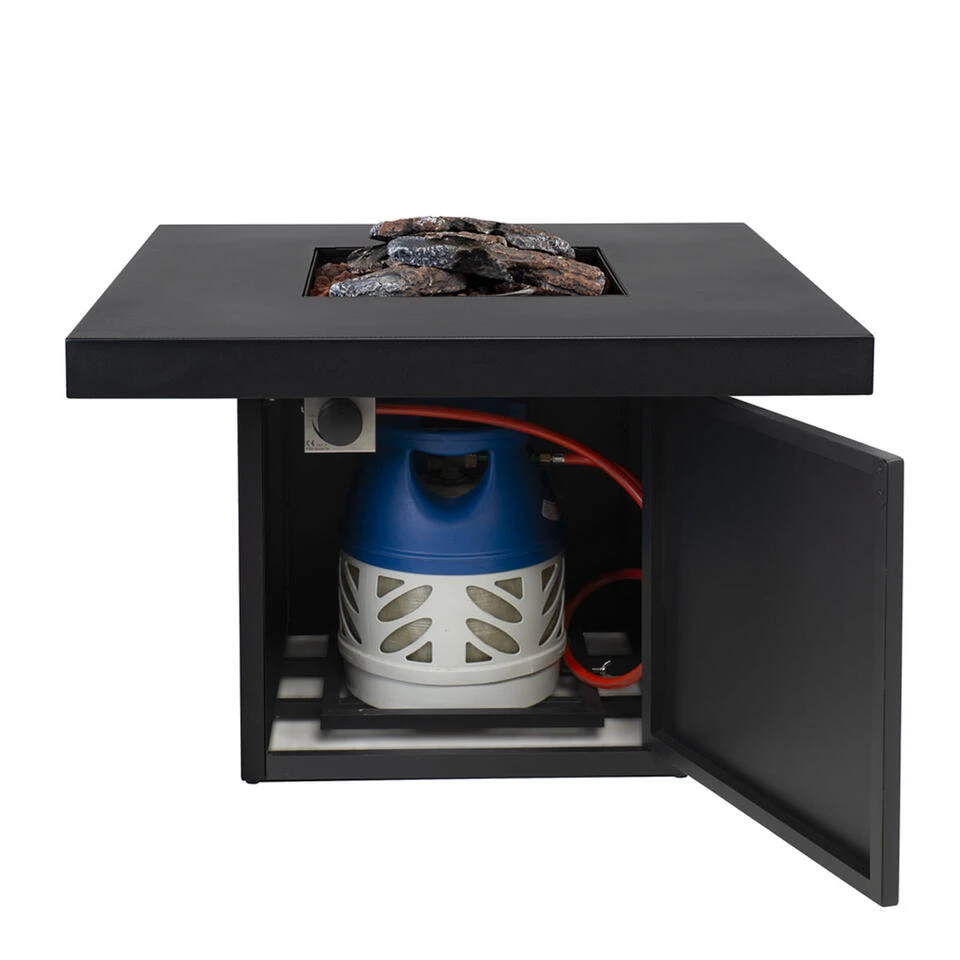 Cosi Fires Cosibrixx Lounge Vuurtafel 90x90 - Antraciet 4 Cosi Fires Cosibrixx Lounge Vuurtafel 90x90 - Antraciet - Afbeelding 4