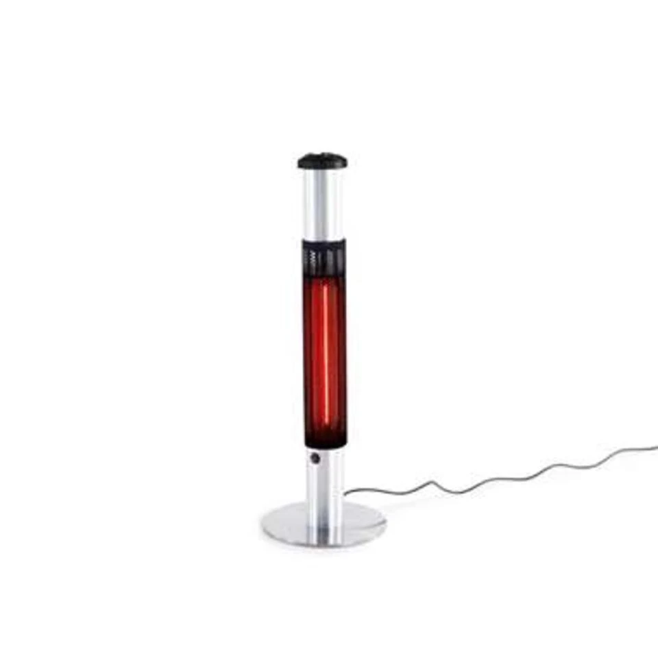 Beliani Terrasverwarmer VEZUVIO - Zwart Aluminium 2 Beliani Terrasverwarmer VEZUVIO - Zwart Aluminium - Afbeelding 2