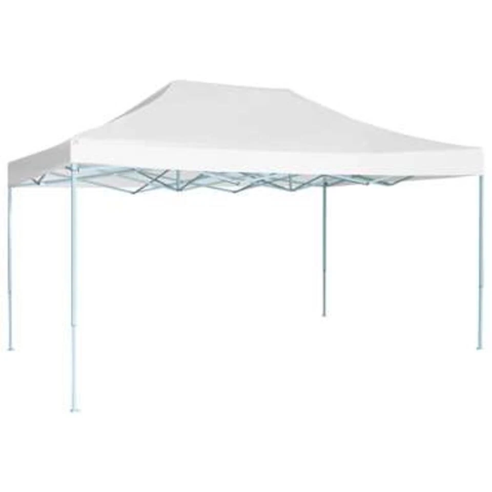 VidaXL Partytent Inklapbaar 3x4,5 M Wit 1 VidaXL Partytent Inklapbaar 3x4,5 M Wit