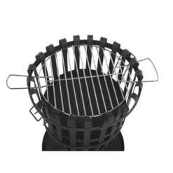 Beliani Vuurkorf Voor Hout PULO - Zwart Staal -Aerocover Verkoop 2024 1792250535 0103