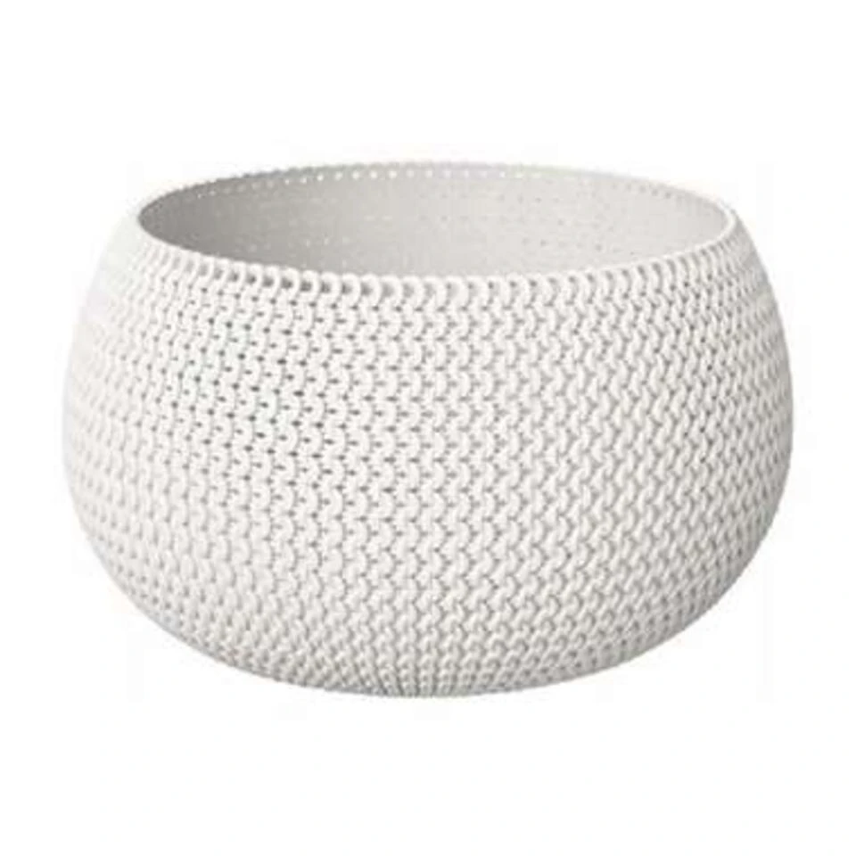 Prosperplast Bloempot Splofy - Wit - 2300 Ml - 24 Cm 1 Prosperplast Bloempot Splofy - Wit - 2300 Ml - 24 Cm