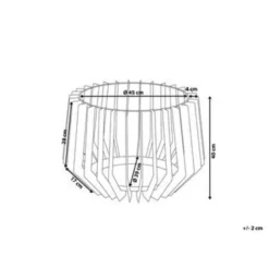Beliani Vuurkorf Voor Hout UBINAS - Zwart Staal 7 Beliani Vuurkorf Voor Hout UBINAS - Zwart Staal -Aerocover Verkoop 2024 1847091119 0103