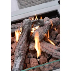 Garden Impressions Cozy Living Gas Vuurtafel Lisboa 60x60 Grijs -Aerocover Verkoop 2024 1894998150 0106