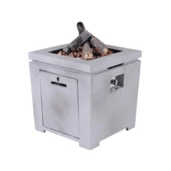 Garden Impressions Cozy Living Gas Vuurtafel Lisboa 60x60 Grijs