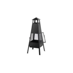 Beliani Vuurkorf Voor Hout YASUR - Zwart Staal 7 Beliani Vuurkorf Voor Hout YASUR - Zwart Staal -Aerocover Verkoop 2024 1977263972 0103