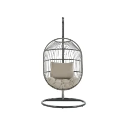 Beliani Hangstoel ALBA - Zwart Pe Rotan 6 Beliani Hangstoel ALBA - Zwart Pe Rotan -Aerocover Verkoop 2024 271472dcb940475fb0a70c6c385fb322