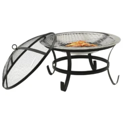 VidaXL Vuurplaats En Barbecue 2-in-1 Met Pook 56x56x49 Cm Rvs -Aerocover Verkoop 2024 4114a2a465d946b2a38068e07de51446
