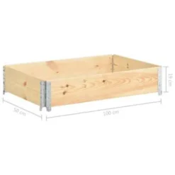 VidaXL Plantenbak Verhoogd 50x100 Cm Massief Grenenhout -Aerocover Verkoop 2024 455665045a2b4bf5bea31ad10c0bf83b