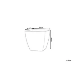 Beliani Plantenbak Voor Buiten ZELI - Grijs Stenenmix, Polyresin -Aerocover Verkoop 2024 4bc3cb387d894ac4af5e0281c2823ea9