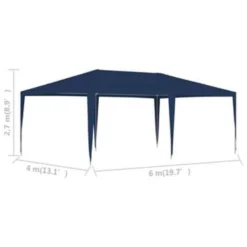 VidaXL Partytent 4x6 M Blauw -Aerocover Verkoop 2024 4bd767fdf3bb48eda751030db43a2d5d