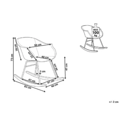 Beliani Schommelstoel HARMONY - Roze Polypropyleen 6 Beliani Schommelstoel HARMONY - Roze Polypropyleen -Aerocover Verkoop 2024 4be0f4d991974e53a2ad2600a3a753f4