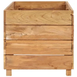 VidaXL Plantenbak Verhoogd 100x40x38 Cm Gerecycled Teakhout En Staal 7 VidaXL Plantenbak Verhoogd 100x40x38 Cm Gerecycled Teakhout En Staal -Aerocover Verkoop 2026 4e1286e357624005b48de43bb5eb1e01