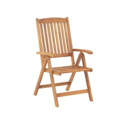 Beliani Inklapbare Tuinmeubels JAVA - Lichte Houtkleur Acaciahout -Aerocover Verkoop 2024 5097dcbecbf642faadfb89a139777273