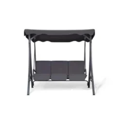 Beliani Schommelbank GARBO - Grijs Polyester -Aerocover Verkoop 2024 5febb92c9d444f0c82d8d2f70c931353