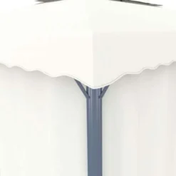 VidaXL Prieel Met Gordijn 4x3 M Aluminium Crèmewit -Aerocover Verkoop 2024 6372ccee46c540758ed1f31ddf598940