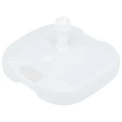 VidaXL Parasolvoet Gevuld Met Zand/water 16 L Kunststof Wit -Aerocover Verkoop 2024 67be485418c24270a351c3cff4178e04