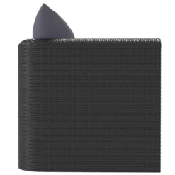 VidaXL Fauteuil Met Kussens Poly Rattan Zwart -Aerocover Verkoop 2024 6aa18152fa574e75a9fd2abe0ac2c453