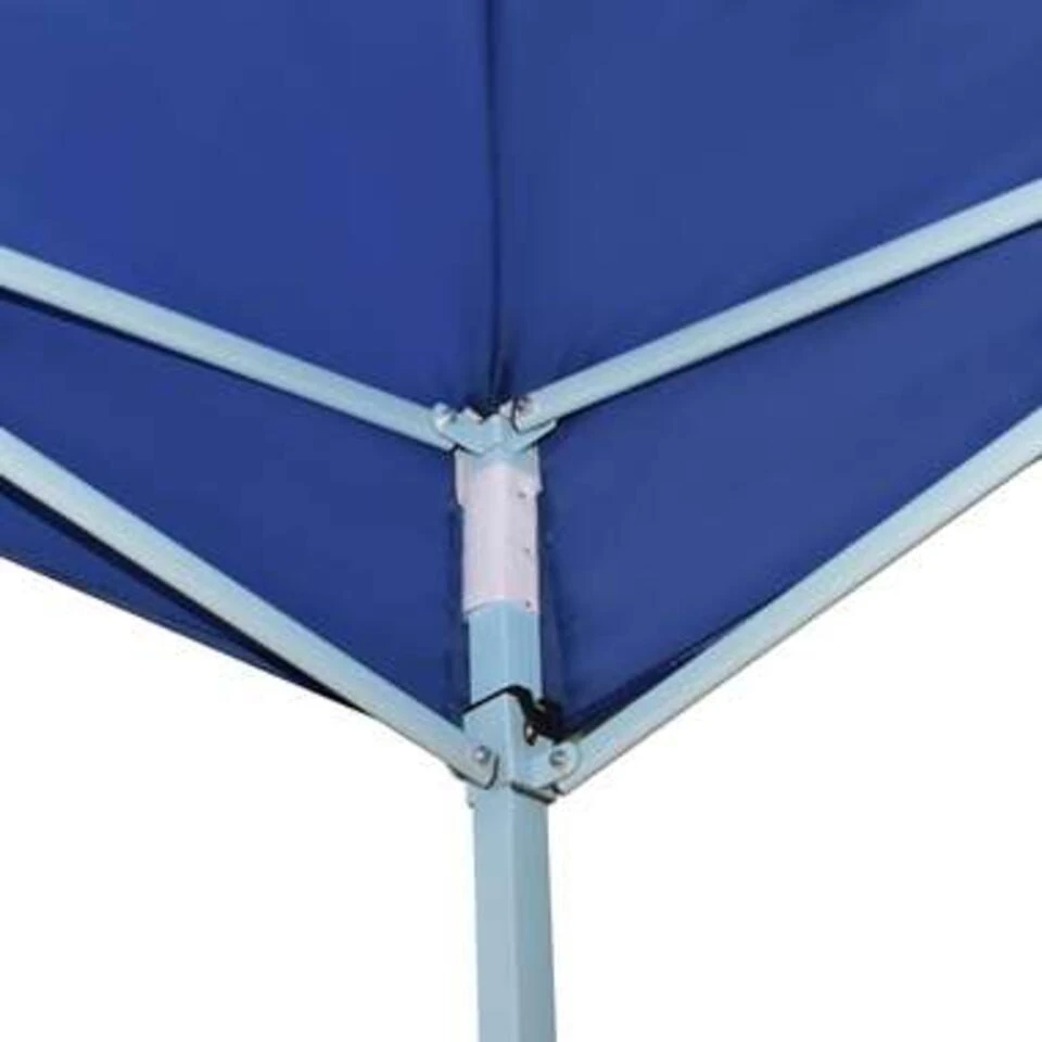 VidaXL Prieel Inklapbaar 5x5 M Blauw 2 VidaXL Prieel Inklapbaar 5x5 M Blauw - Afbeelding 2