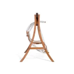 Beliani Schommelbank APRILIA - Donkere Houtkleur Larikshout -Aerocover Verkoop 2024 6c5b1ce91bc049dca2887da71cb06d54