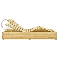 VidaXL Ligbed Tweepersoons Met Beige Kussens Geïmpregneerd Grenenhout -Aerocover Verkoop 2024 7199d48bb75d43d48502eaa2b1f6eccf