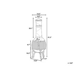 Beliani Vuurkorf Voor Hout TACORA - Messing Staal -Aerocover Verkoop 2024 795b73822e29401eac5030f7ec5c4bc7