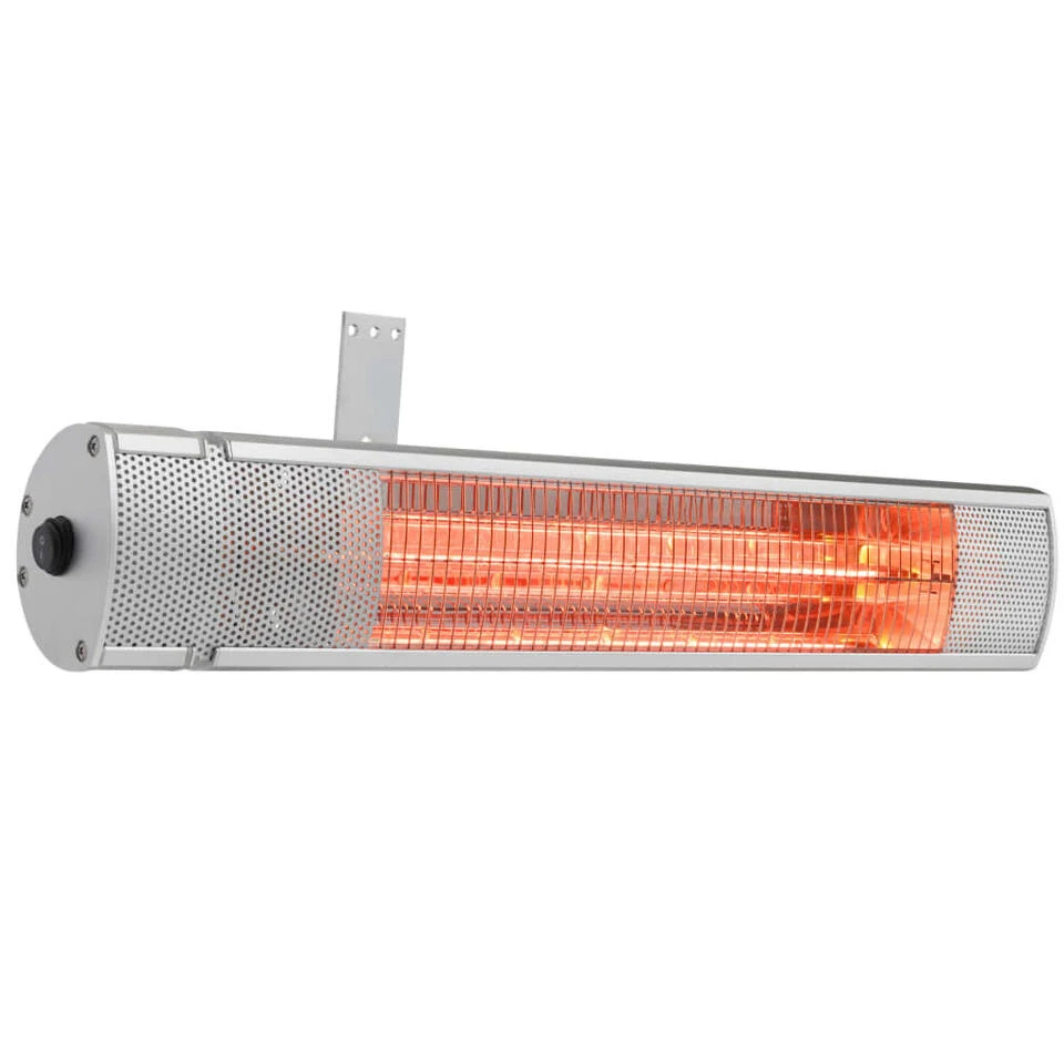 Tristar Terrasverwarmer Wandmontage KA-5277 2000 W Golden Tube Zilver 2 Tristar Terrasverwarmer Wandmontage KA-5277 2000 W Golden Tube Zilver - Afbeelding 2