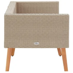 VidaXL Tuinbank 2-zits Met Kussens Poly Rattan Beige -Aerocover Verkoop 2024 9b0701e40ac045d1b1f0e55b6c0e7598