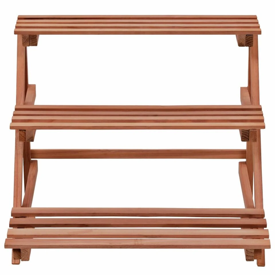 VidaXL Plantenstandaard 3-laags 48x45x40 Cm Cederhout 3 VidaXL Plantenstandaard 3-laags 48x45x40 Cm Cederhout - Afbeelding 3