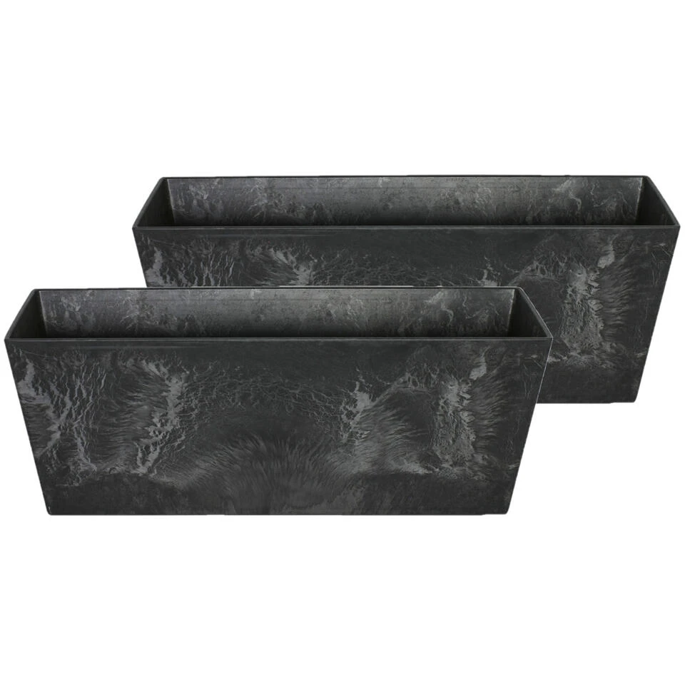 Steege Plantenbak - Gerecycled Kunststof - Zwart - 55 X 17 Cm 3 Steege Plantenbak - Gerecycled Kunststof - Zwart - 55 X 17 Cm - Afbeelding 3