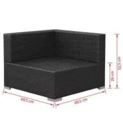 VidaXL 3-delige Loungeset Met Kussens Poly Rattan Zwart 7 VidaXL 3-delige Loungeset Met Kussens Poly Rattan Zwart -Aerocover Verkoop 2026 a7becd39a229441693da1e7fd50d7d14