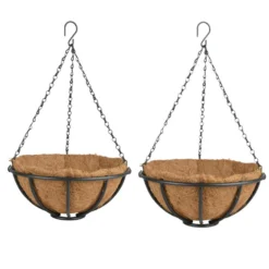Esschert Design Hanging Basket - Metaal - Zwart - Met Inlegvel - 30 Cm 6 Esschert Design Hanging Basket - Metaal - Zwart - Met Inlegvel - 30 Cm -Aerocover Verkoop 2026 add8b106e7f34dc8b5bb2f42c381fc5b