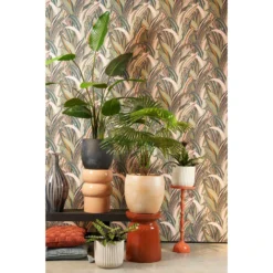 Mica Decorations Lester Bloempot - Ø38 Cm - Terracotta - Crème Steen -Aerocover Verkoop 2024 c84656de53ff4bebbe49ec02d350af88