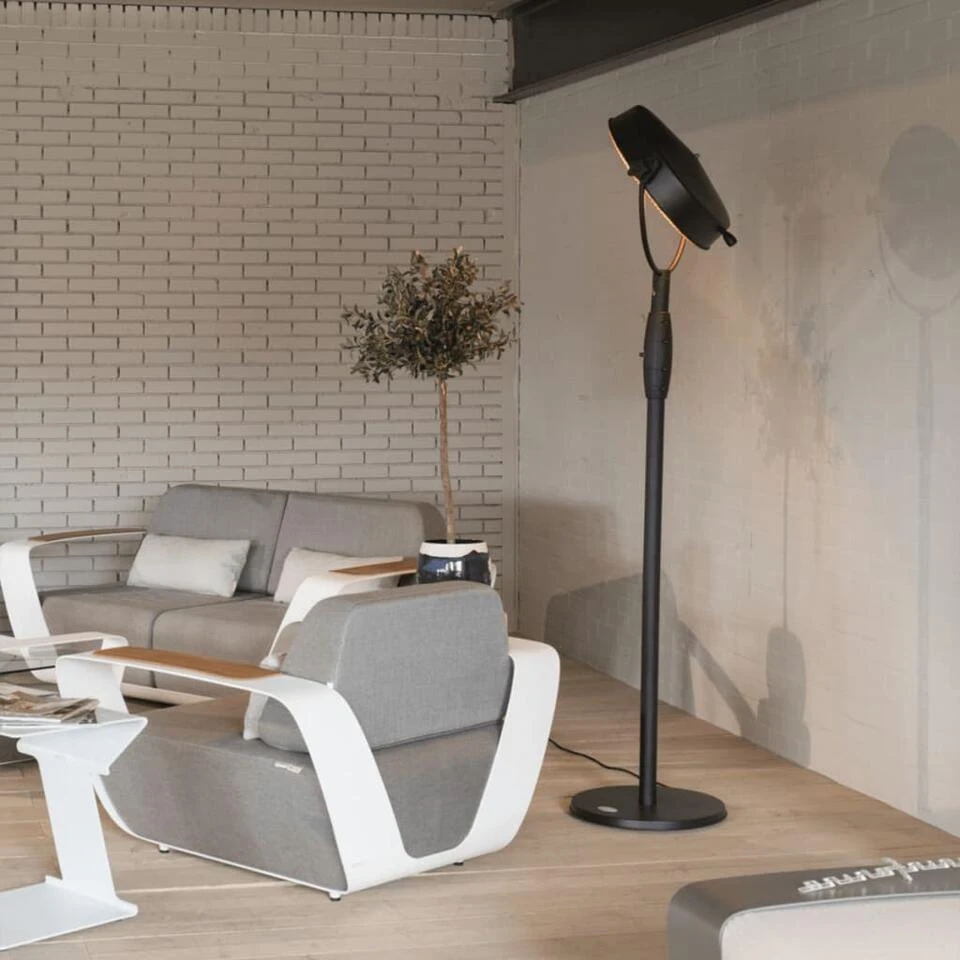 Sunred Staande Terrasverwarmer Retro Sphere 2100 W Halogeen Zwart RSS16 3 Sunred Staande Terrasverwarmer Retro Sphere 2100 W Halogeen Zwart RSS16 - Afbeelding 3