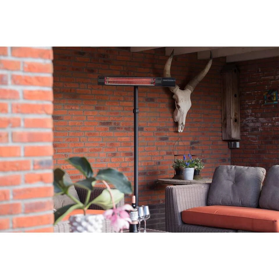 Sunred Verwarmer Royal Diamond Dark 2500 W Rose Gold Carbon Zwart 2 Sunred Verwarmer Royal Diamond Dark 2500 W Rose Gold Carbon Zwart - Afbeelding 2